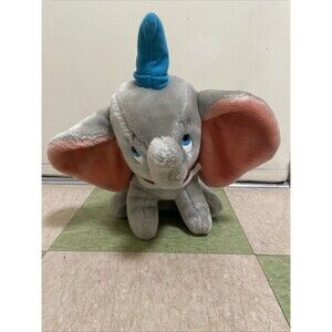 Vintage DUMBO Disneyland Plush Stuffed Animal 1980s 10” Made In Korea